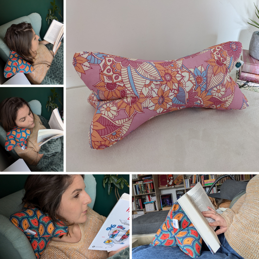 Accessoires de lecture - Coussin de lecture et protège livre ajustable MANDALA
