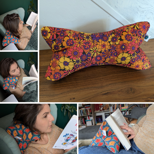 Accessoires de lecture - Coussin de lecture et protège livre ajustable HUGUETTE