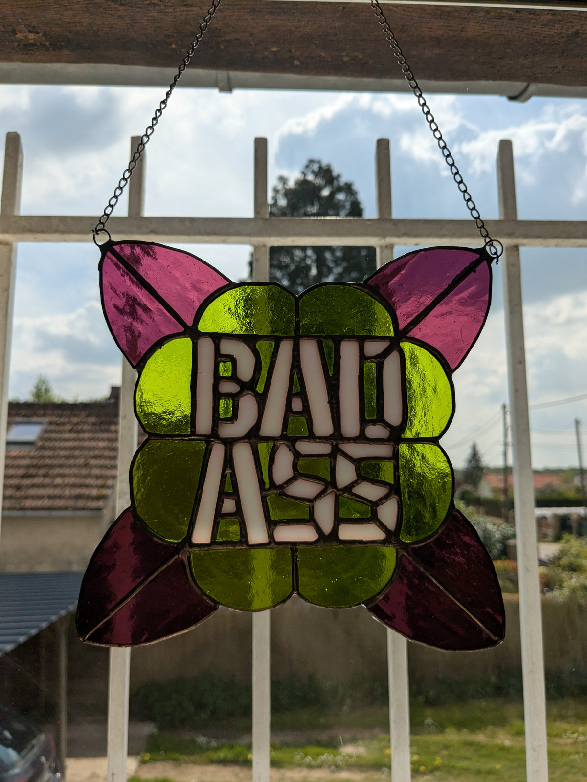 Vitraux sauvages - PRECOMMANDE - BADASS Vert Prune