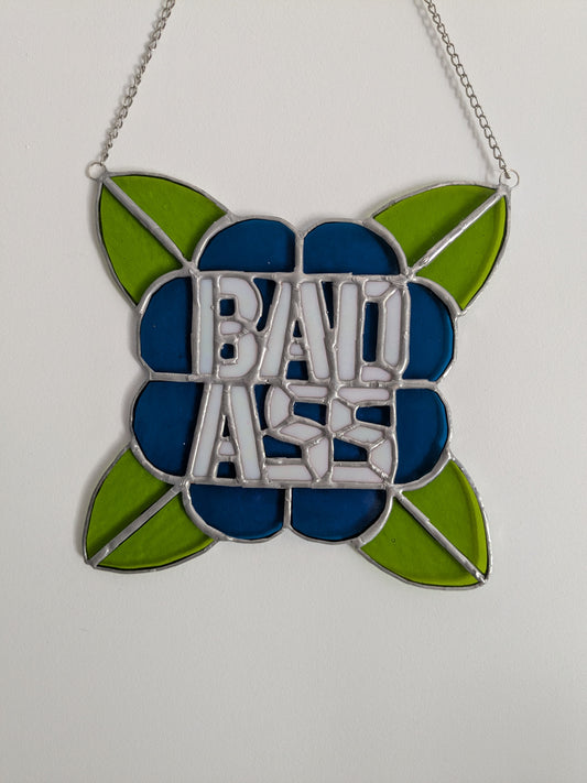 Vitraux sauvages - PRECOMMANDE - BADASS bleu vert