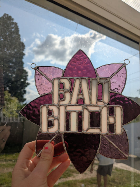 Vitraux sauvages - LANCEMENT BADBITCH - vente et précommande Rose prune