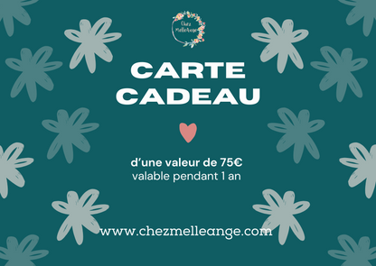 Carte cadeau ChezMelleAnge