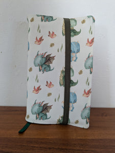 Coussin de lecture & protège livre ajustable - Motifs Dragons Daenerys - Fait main en France