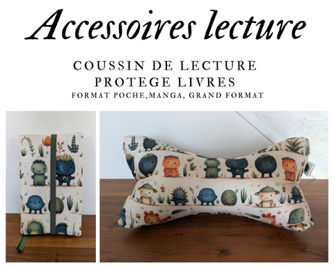 Accessoires de lecture - Coussin de lecture et protège livre ajustable BOTAN