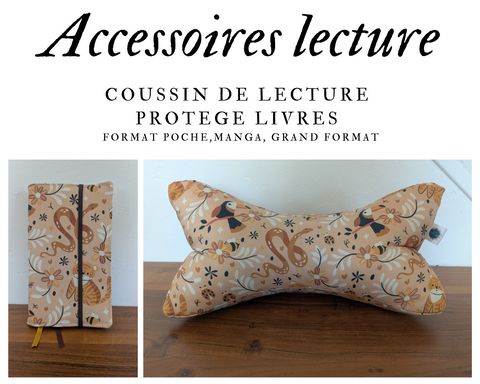 Coussin de lecture confortable abeille, toucan, serpent, tigre, mignon, jungle
