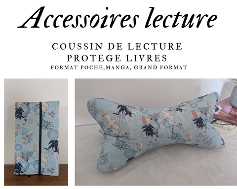 Accessoires de lecture - Coussin de lecture et protège livre ajustable AOKO