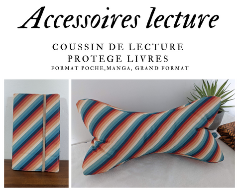 Accessoires de lecture - Coussin de lecture et protège livre ajustable DARYL