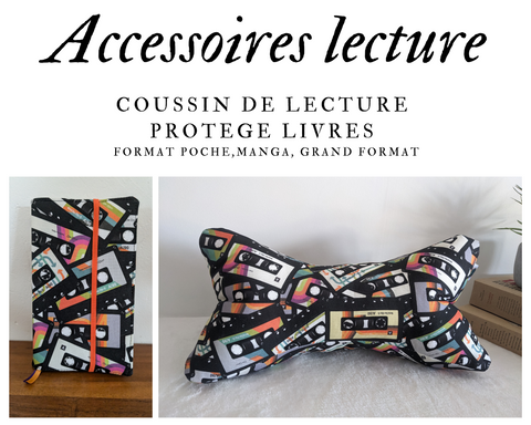 Accessoires de lecture - Coussin de lecture et protège livre ajustable LENNY