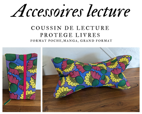 Accessoires de lecture - Coussin de lecture et protège livre ajustable AWA