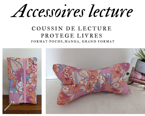 Accessoires de lecture - Coussin de lecture et protège livre ajustable MANDALA