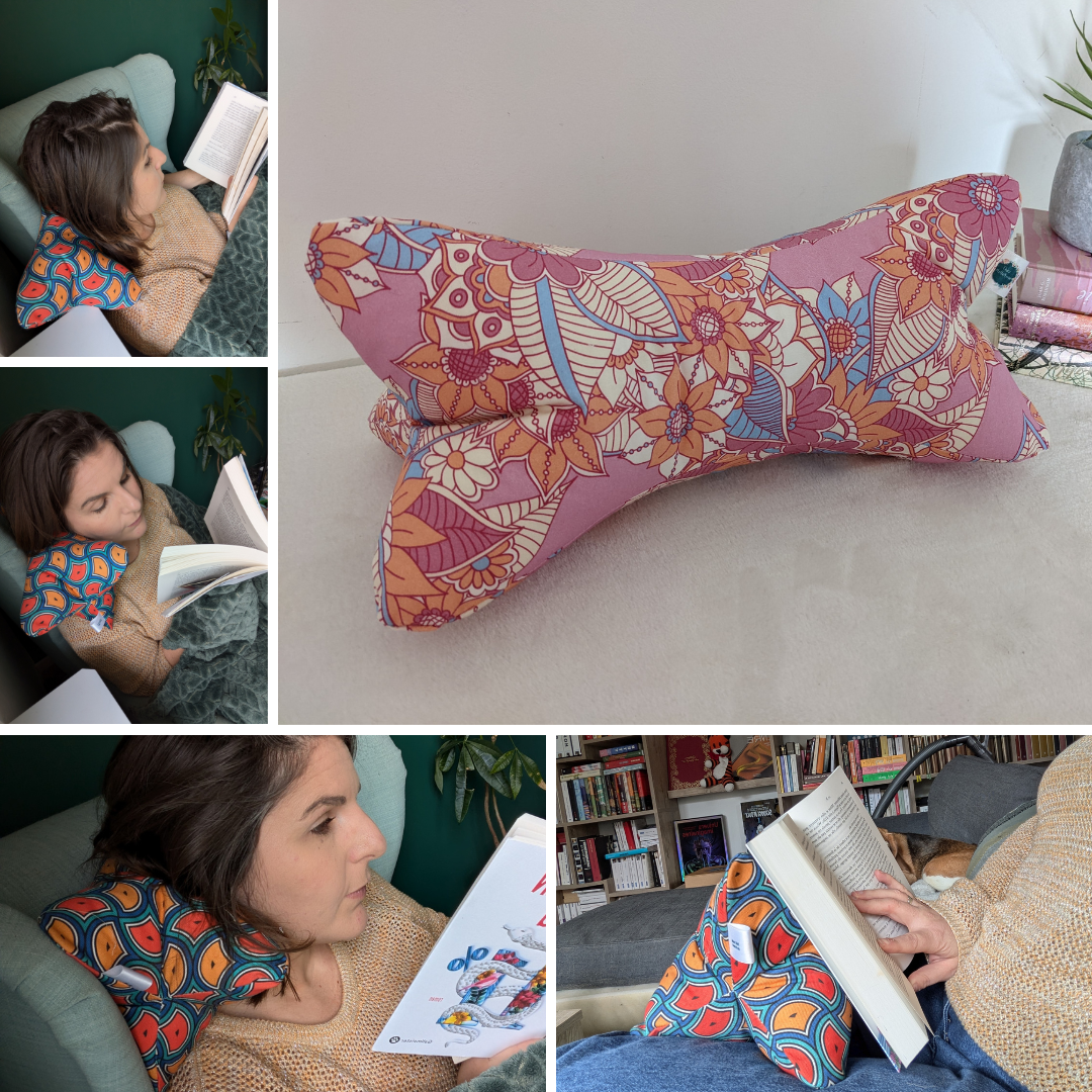 Accessoires de lecture - Coussin de lecture et protège livre ajustable MANDALA
