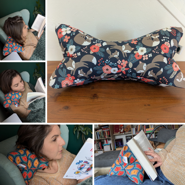 Accessoires de lecture - Coussin de lecture et protège livre ajustable LUNA