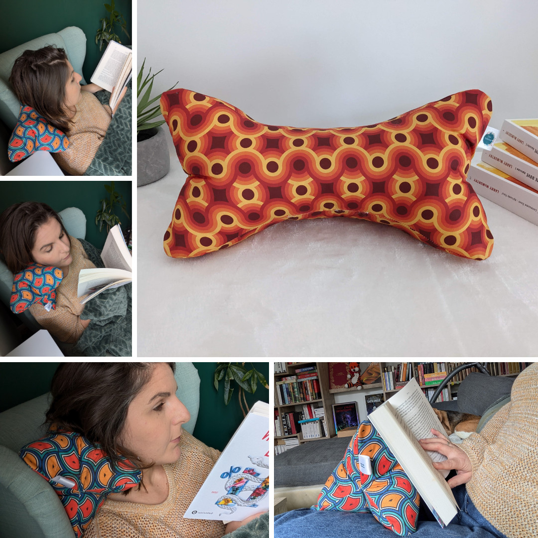 Accessoires de lecture - Coussin de lecture et protège livre ajustable SONNY