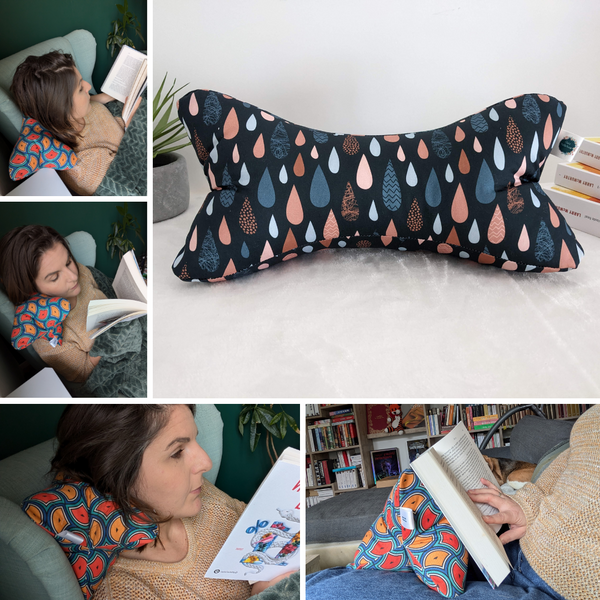Accessoires de lecture - Coussin de lecture et protège livre ajustable NOA