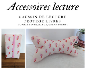 Accessoires de lecture - Coussin de lecture et protège livre ajustable VERA