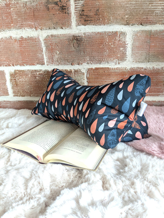coussin de lecture goutte de pluie