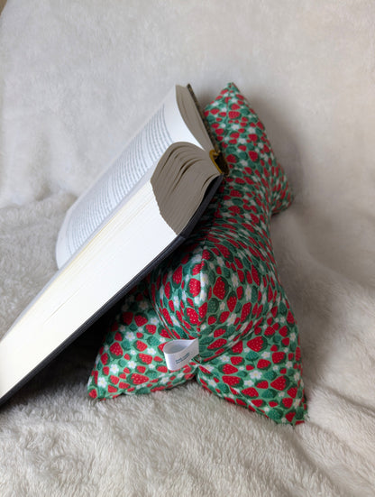 Support de livre motif fraise fabriqué en France