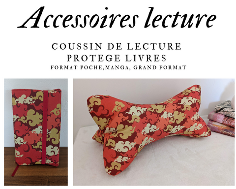 Accessoires de lecture - Coussin de lecture et protège livre ajustable KUMO
