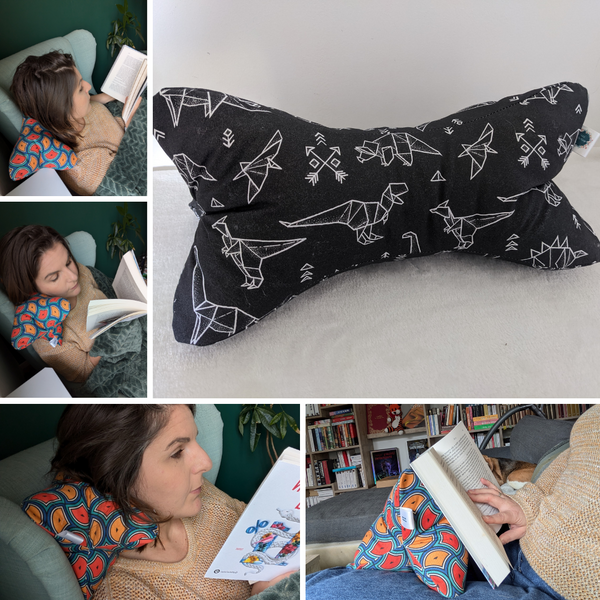 Accessoires de lecture - Coussin de lecture et protège livre ajustable REX