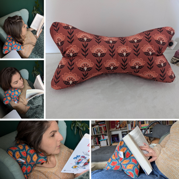 Accessoires de lecture - Coussin de lecture et protège livre ajustable BERTHE