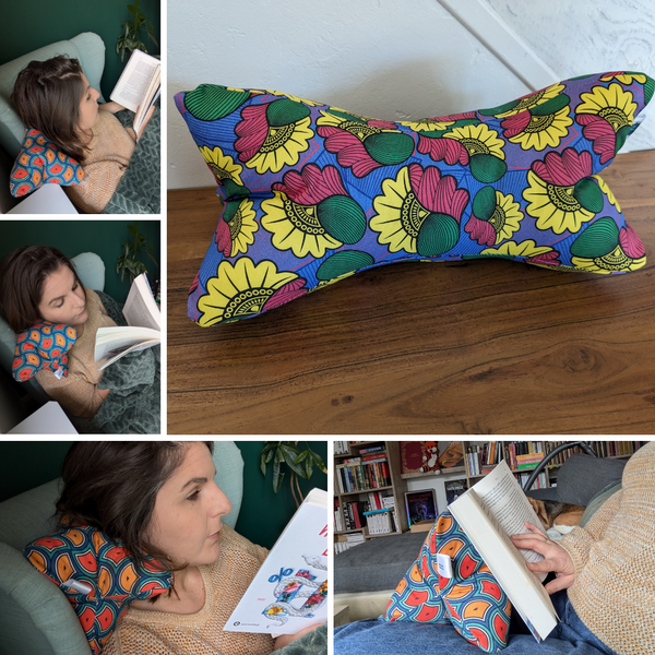 Accessoires de lecture - Coussin de lecture et protège livre ajustable AWA