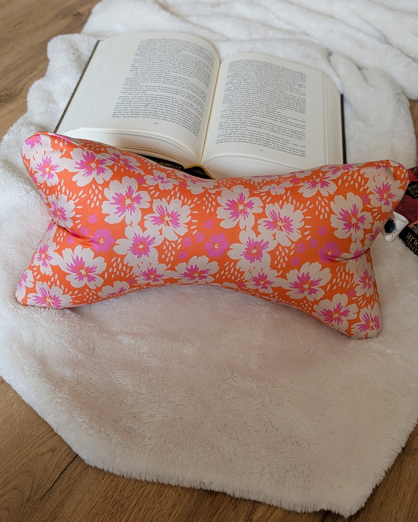 Coussin de lecture allongé 