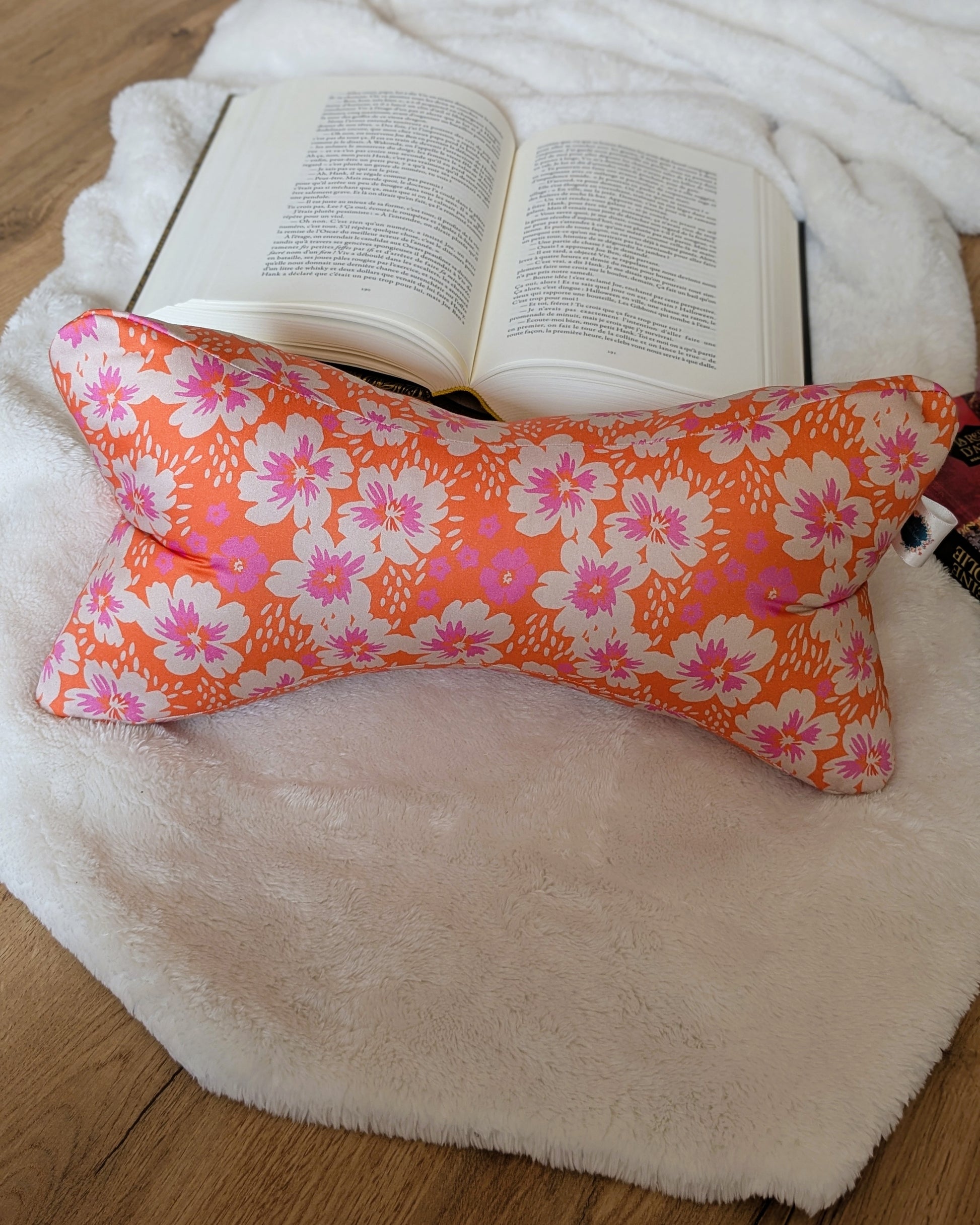 Coussin de lecture allongé 