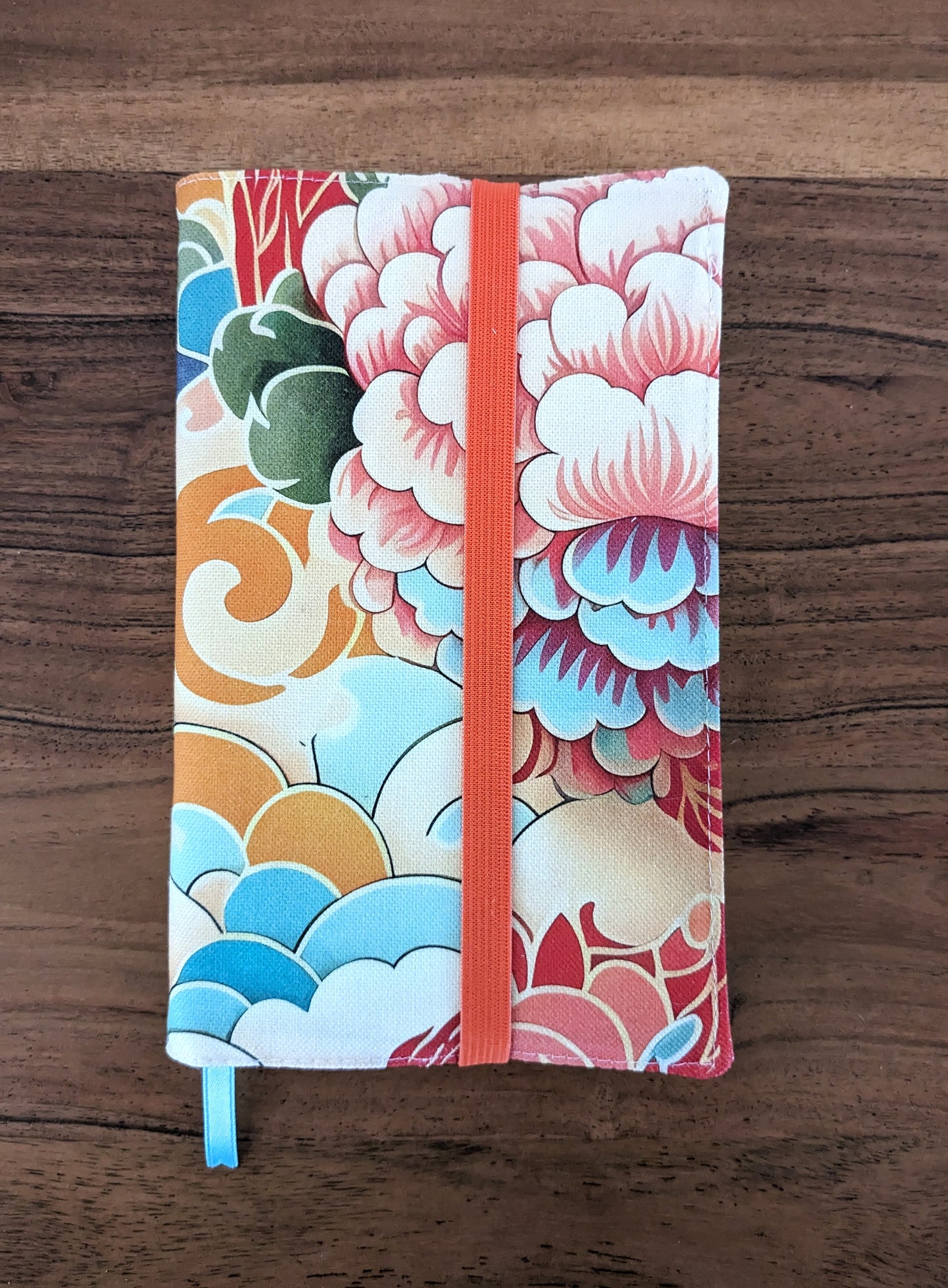 housse de livre en tissu japonais