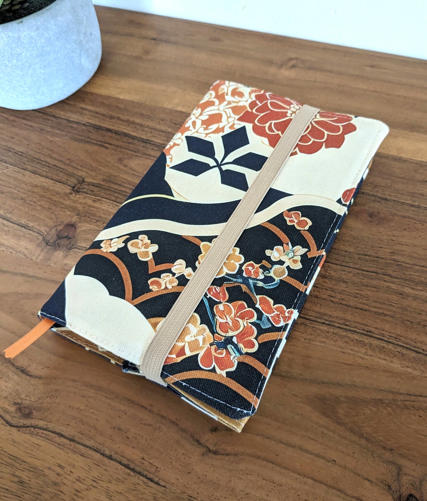 couvre livre en tissu japonais