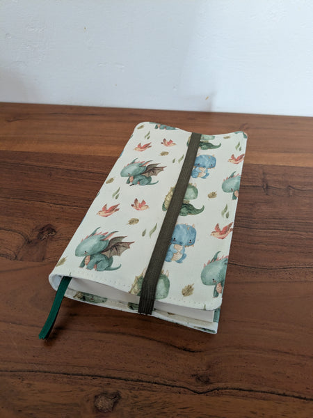 Coussin de lecture & protège livre ajustable - Motifs Dragons Daenerys - Fait main en France
