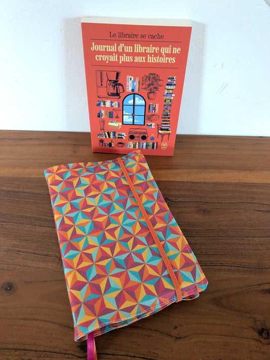 Couvre livre en tissu protection livre