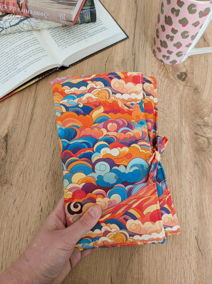 Housse de transport de livre nuages