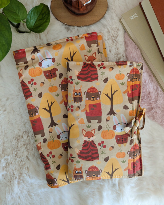 Pochette livre automne format poche grand format