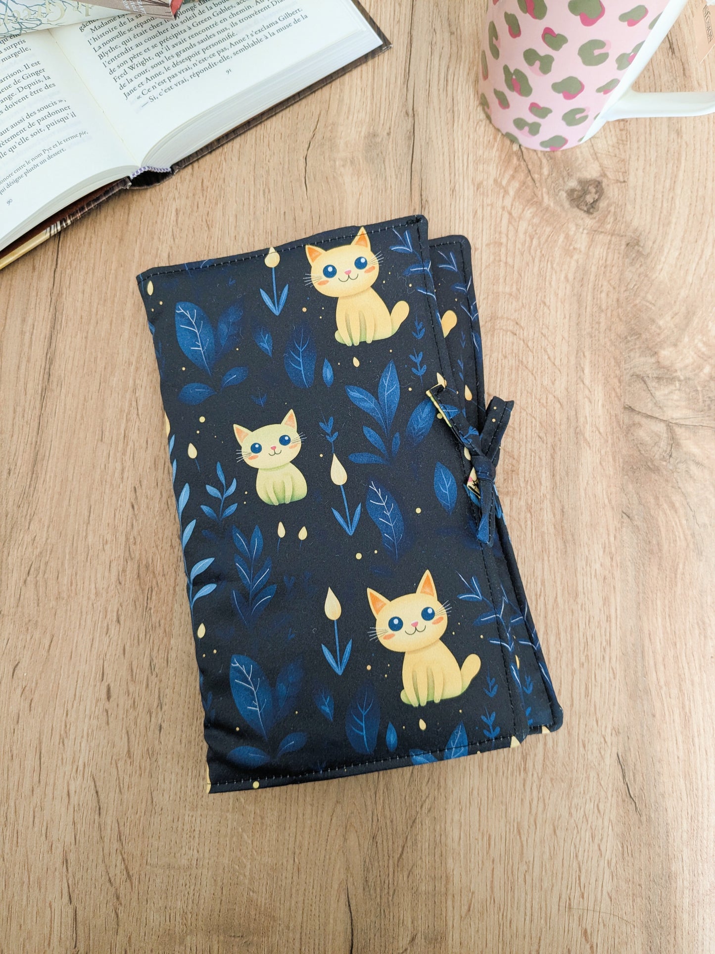 Pochette livre nomade chat