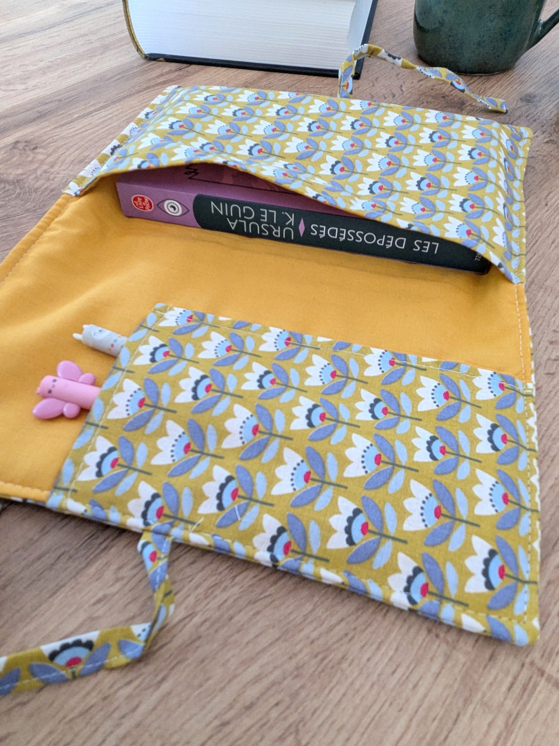 Pochette de protection de livre en tissu