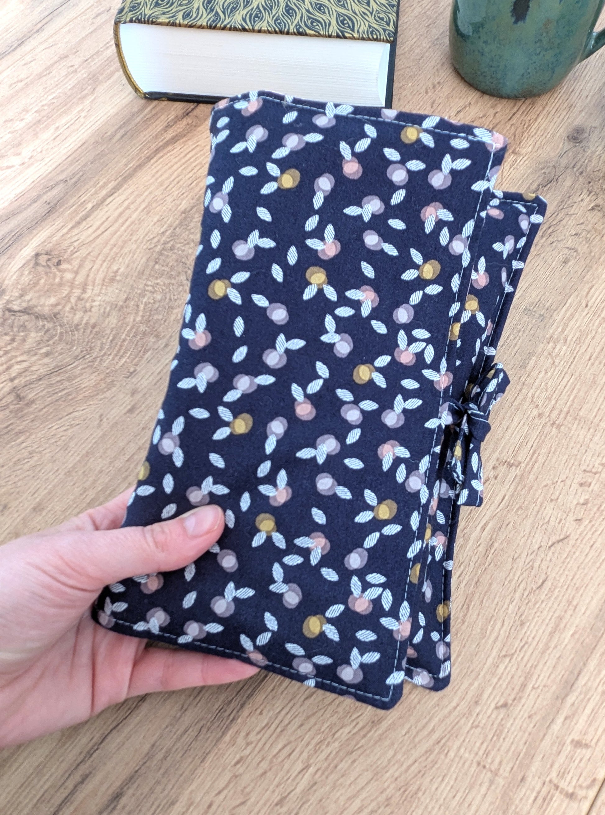 couverture en tissu pour livre