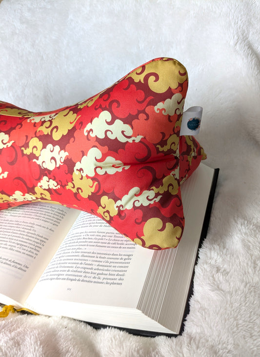 Coussin de lecture artisanal français
