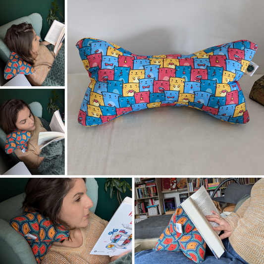 Accessoires de lecture - Coussin de lecture et protège livre ajustable POPPY