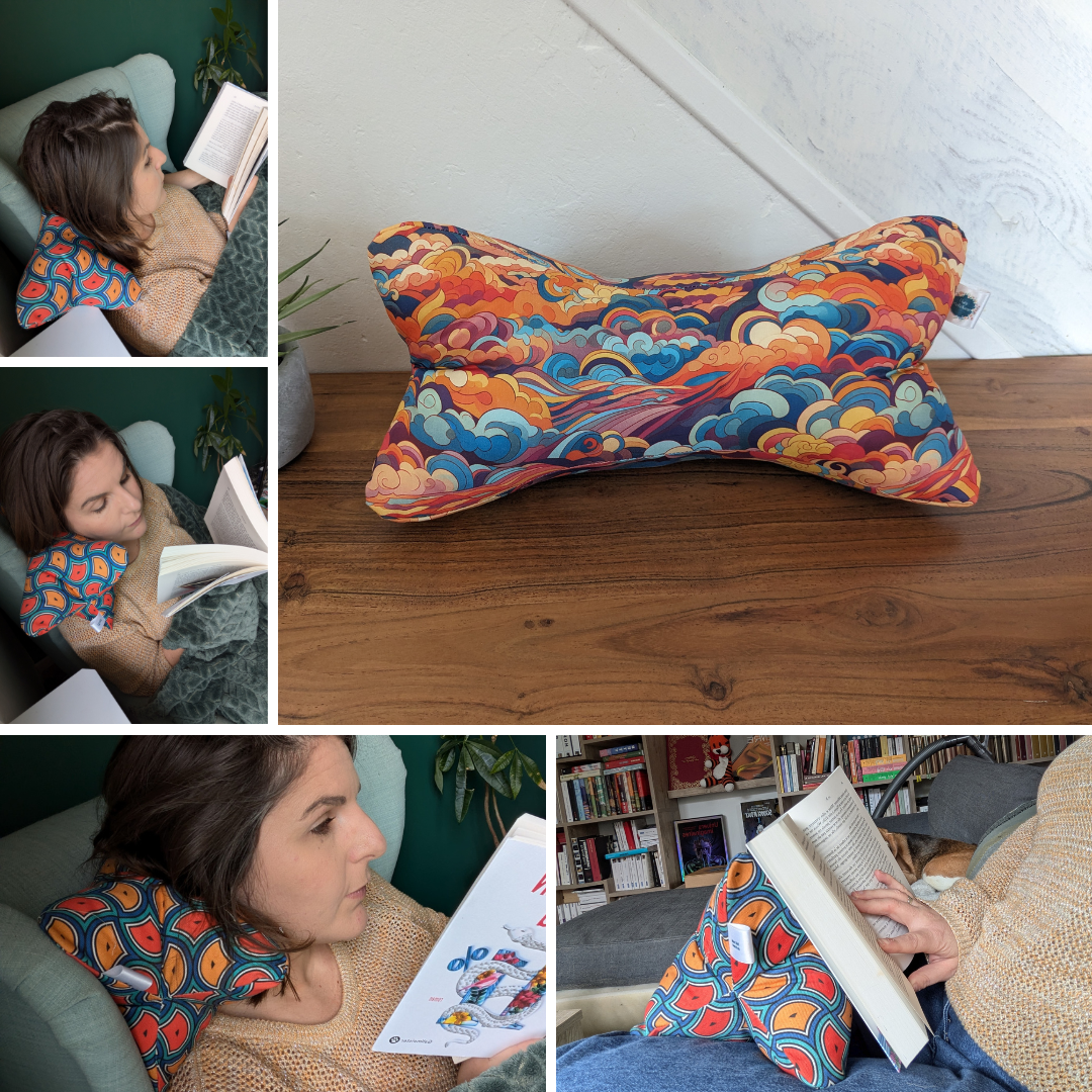 Accessoires de lecture - Coussin de lecture et protège livre ajustable DREAMS