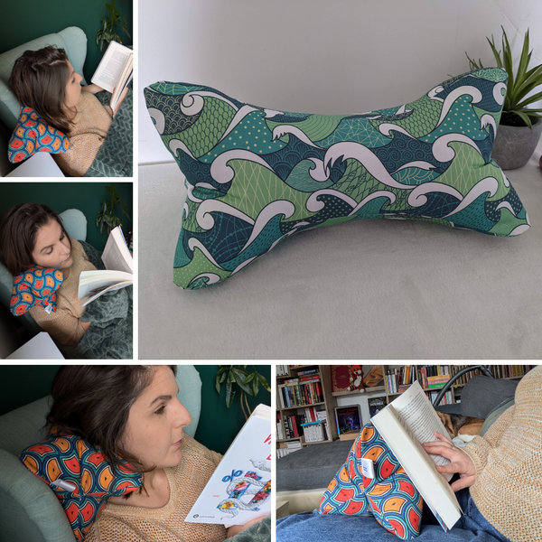 Accessoires de lecture - Coussin de lecture et protège livre ajustable ZEPHYR