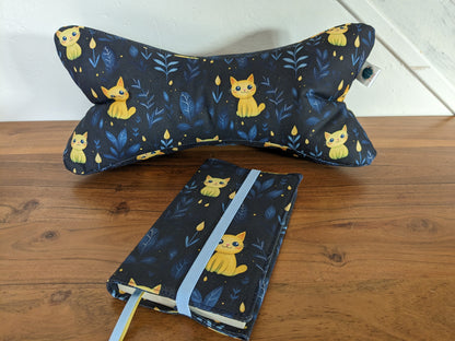 Accessoires de lecture - Coussin de lecture et protège livre ajustable LUMI