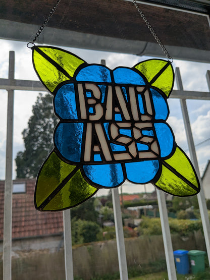 Vitraux sauvages - PRECOMMANDE - BADASS bleu vert