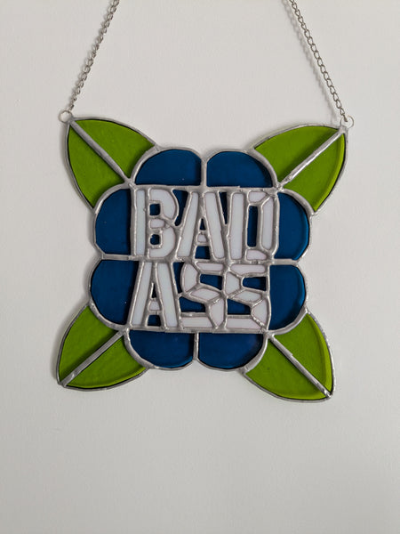 Vitraux sauvages - offre de lancement - BADASS bleu vert