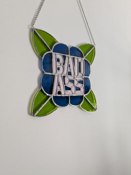 Vitraux sauvages - offre de lancement - BADASS bleu vert