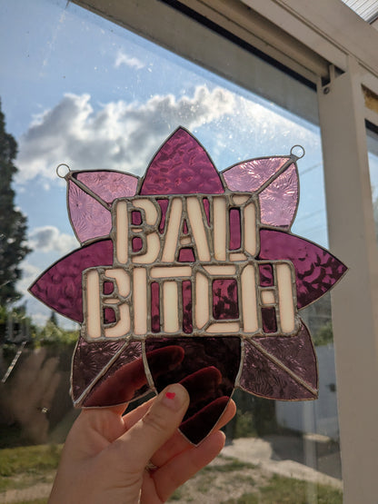 Vitraux sauvages - LANCEMENT BADBITCH - vente et précommande Rose prune
