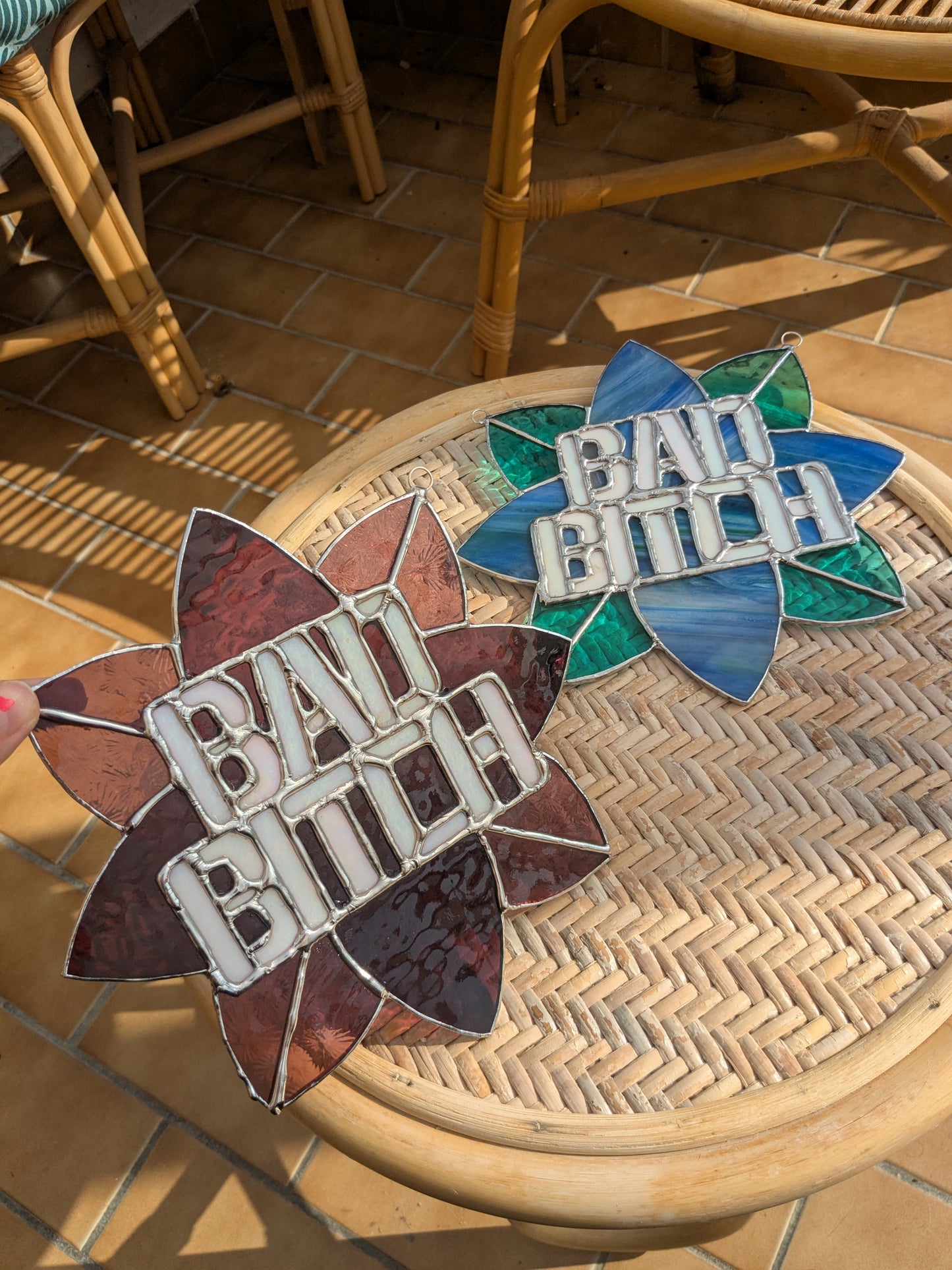 Vitraux sauvages - LANCEMENT BADBITCH - vente et précommande bleu