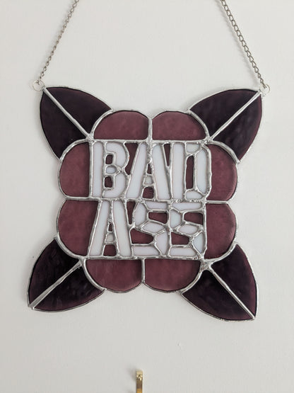 Vitraux sauvages - BADASS - vente et précommande rose et prune