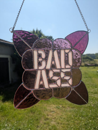 Vitraux sauvages - BADASS - vente et précommande rose et prune