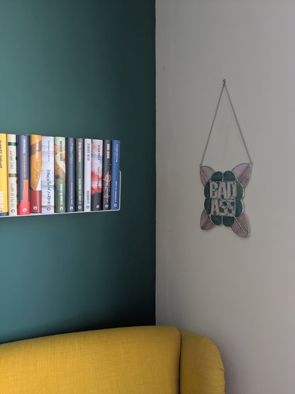 Vitraux sauvages - BADASS - vente et précommande vert et rose