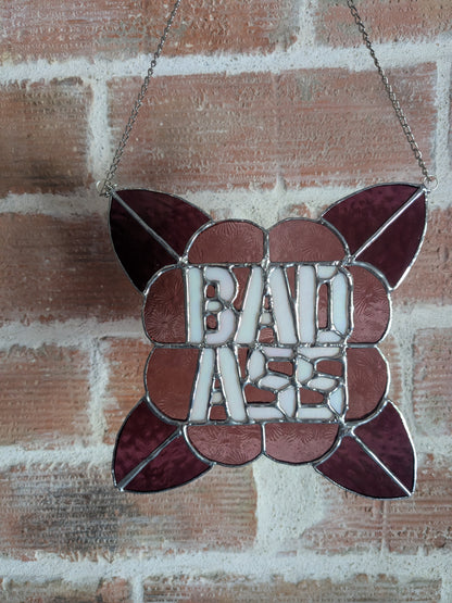 Vitraux sauvages - BADASS - vente et précommande rose et prune
